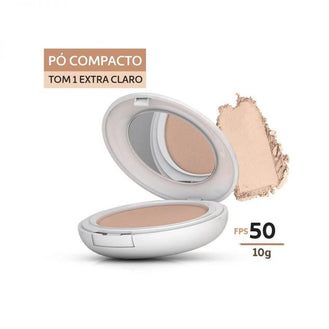 Pó Compacto Protetor Solar Episol Tom 1 Extra Claro FPS50 10g - Drogaria Poupa Centro
