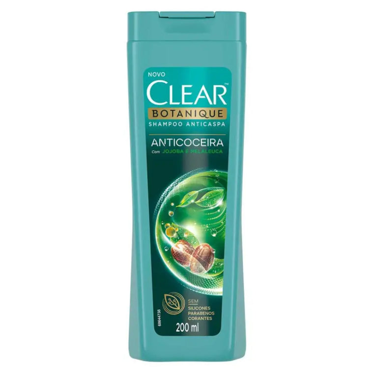 Shampoo Anticaspa Clear Botanique Anticoceira - Jojoba E Mel 200Ml