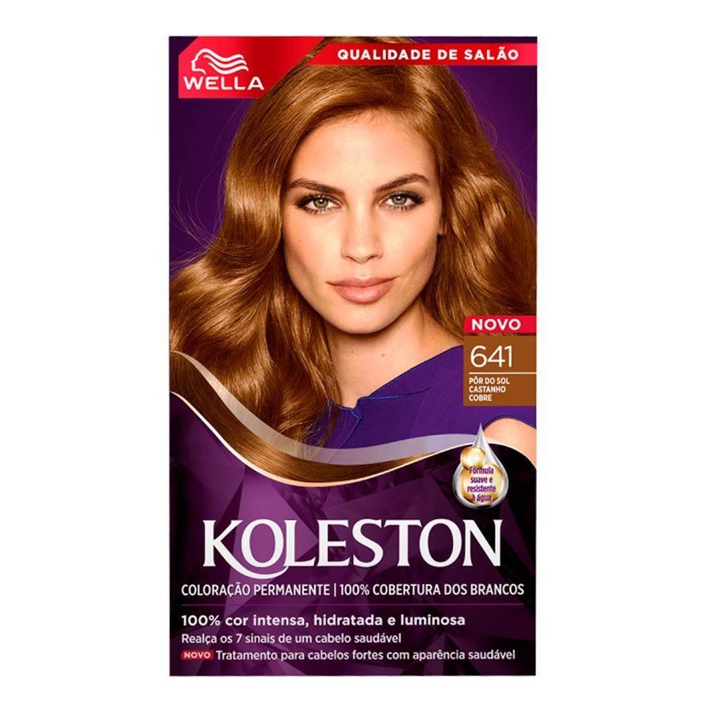 Tinta de Cabelo Koleston nº641 Pôr do Sol - Wella - Drogaria Poupa Centro