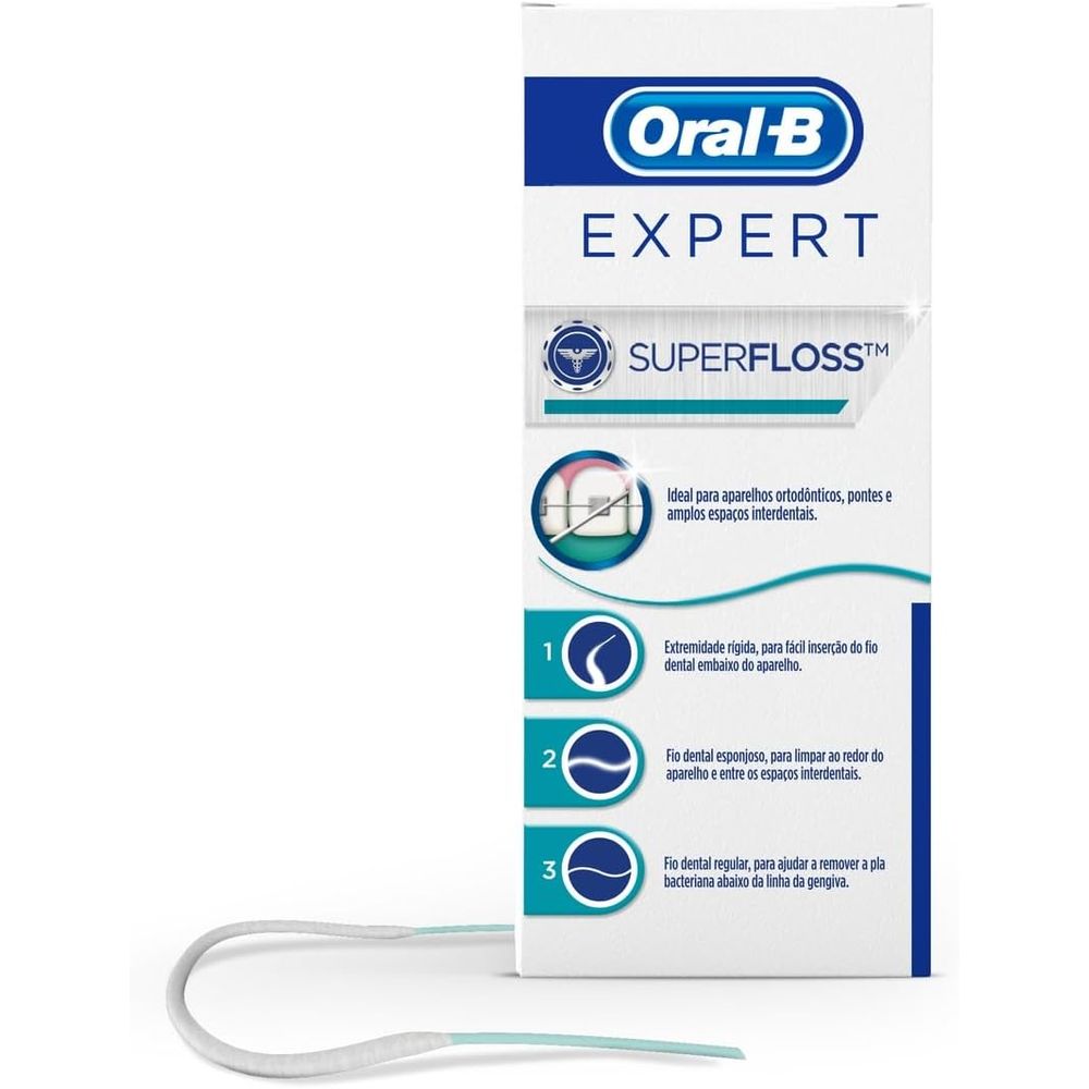 Fio Dental  Oral B Super Floss 50Uni