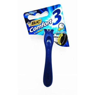 Aparelho Barbear Bic Comfort 3 Pele Normal C/1 Azul - Drogaria Poupa Centro