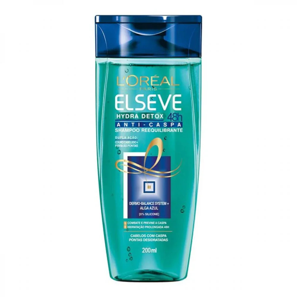 Shampoo Elseve Hidradetox Anticaspa - 200Ml