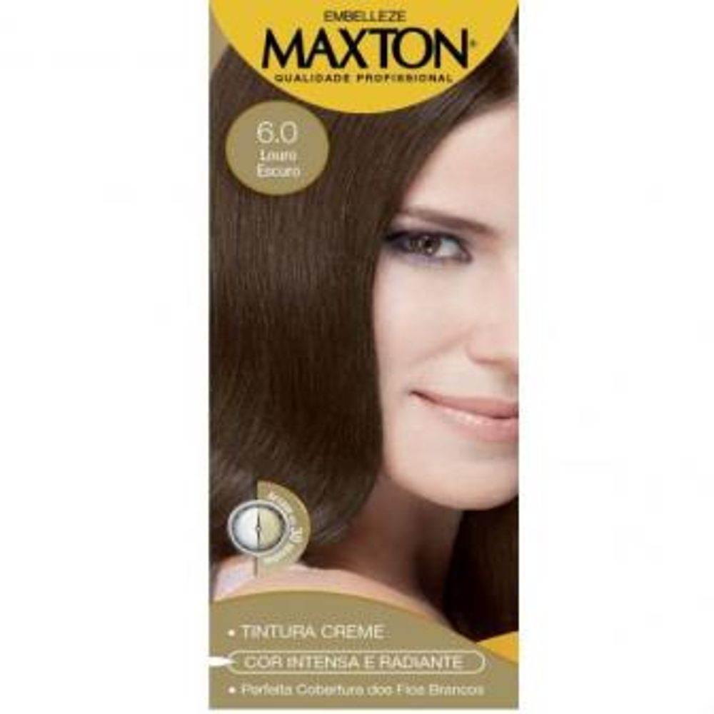 Tintura Maxton Nº6.0 Louro Escuro - 60G - Drogaria Poupa Centro