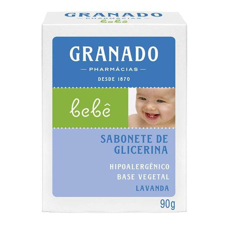 Sabonete em Barra Granado Bebê Lavanda - 90G - Drogaria Poupa Centro