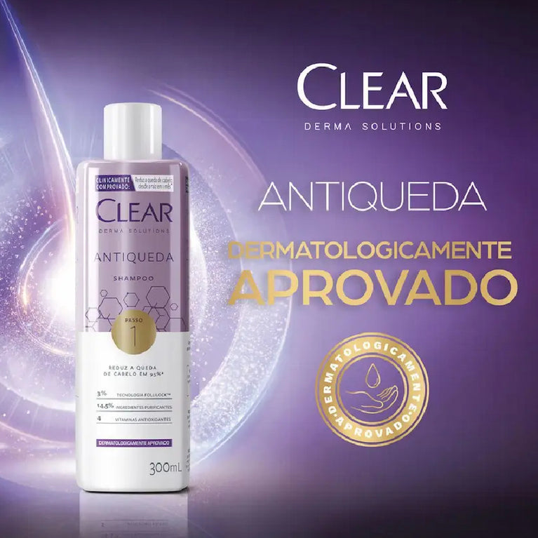Shampoo Antiqueda Clear Derma Solutions Woman 300ml