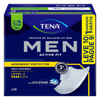Absorvente Tena Men Active Fit 10 unidades