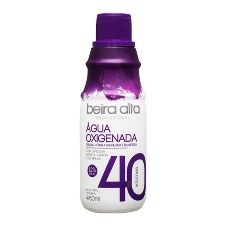 Água Oxigenada 40 Volumes Beira Alta 450ml | Descoloração