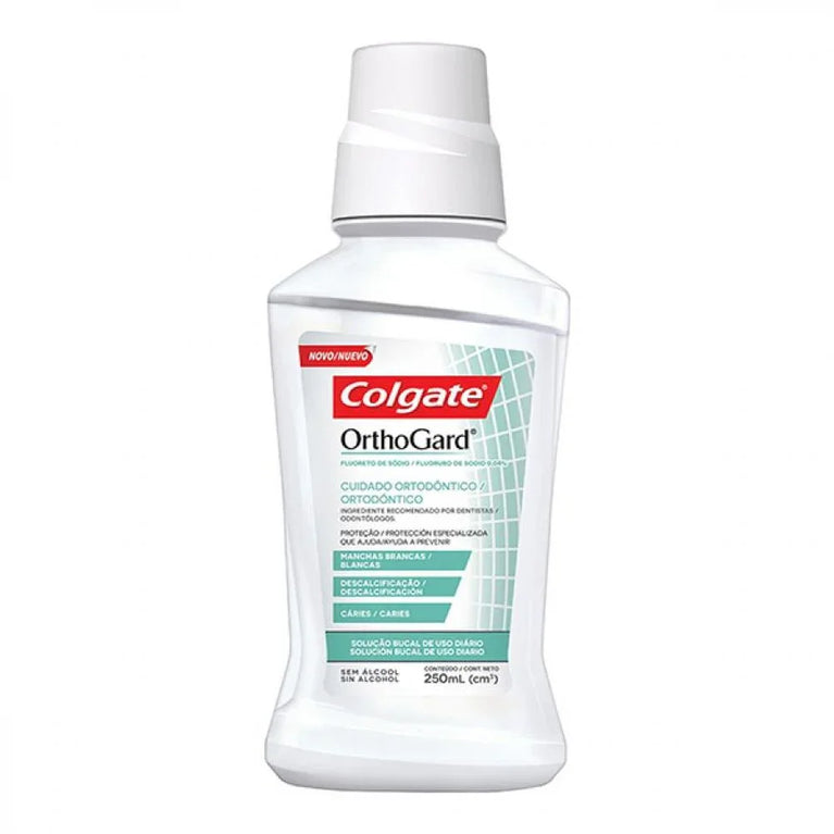 Enxaguante Bucal Colgate Orthogard - 250ml - Drogaria Poupa Centro