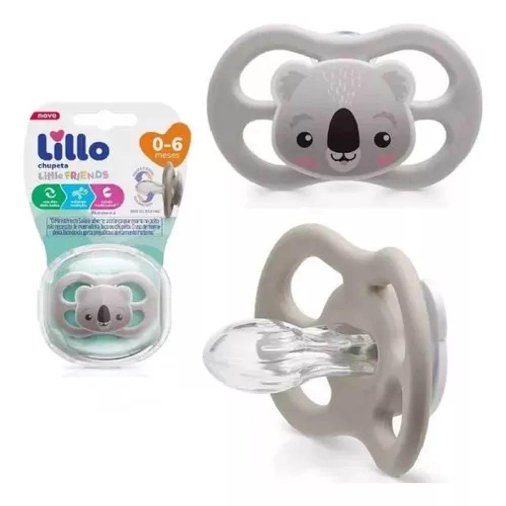 Chupeta Lillo Little Friends Silicone Tam1 - Drogaria Poupa Centro