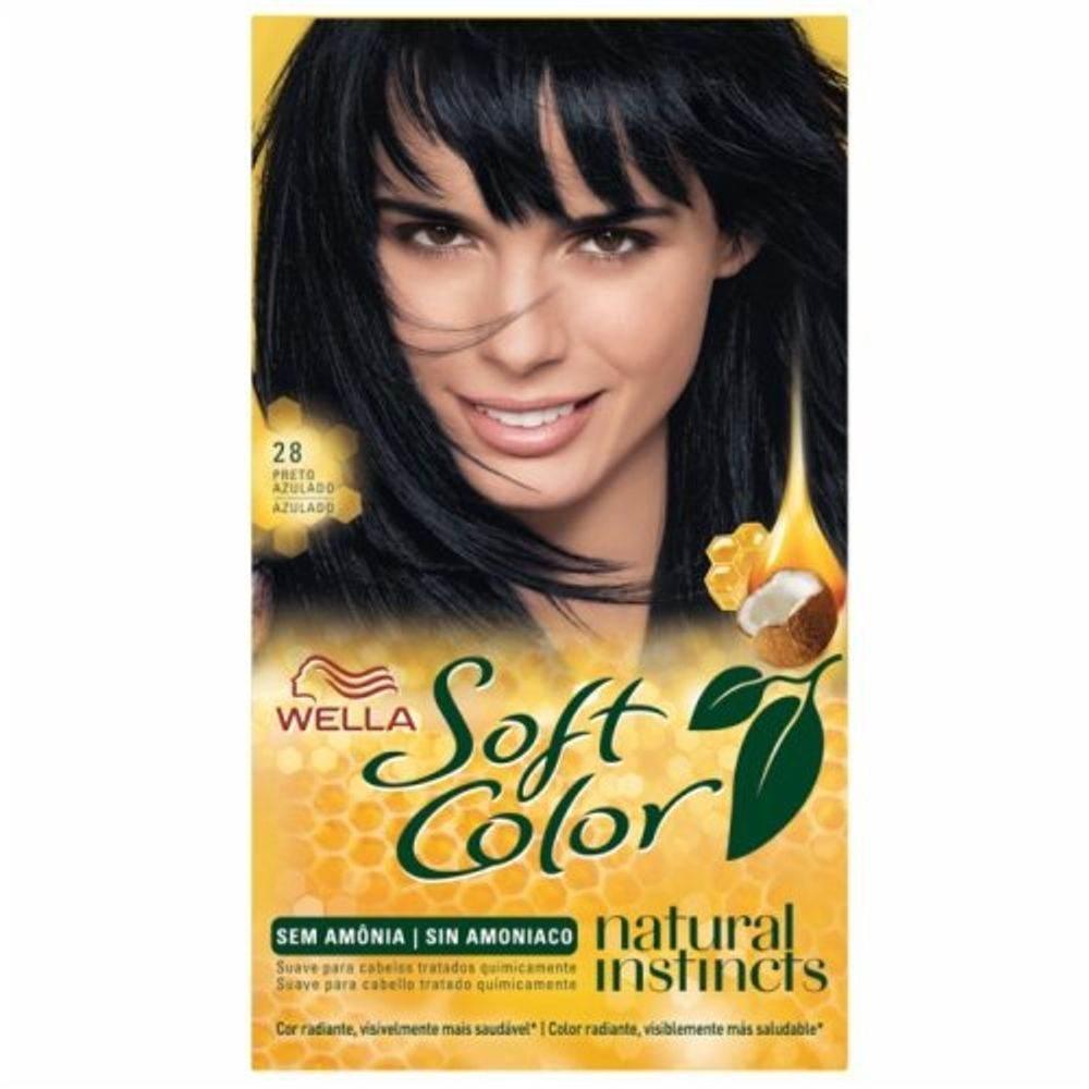 Tintura Soft Color nº 28 Preto Azulado - Sem Amônia - Drogaria Poupa Centro