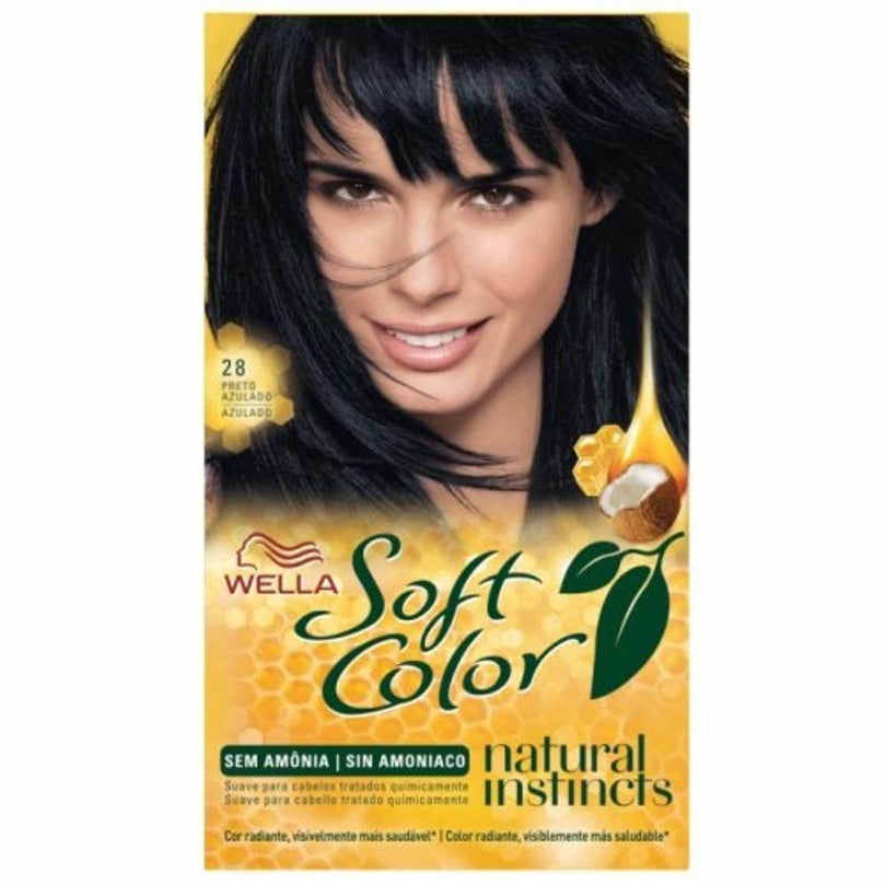 Tintura Soft Color nº 28 Preto Azulado - Sem Amônia - Drogaria Poupa Centro