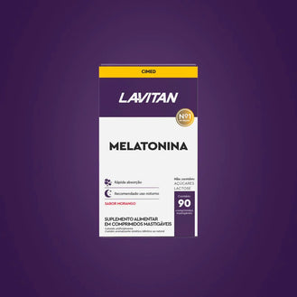Lavitan Melatonina Morango 90 comprimidos