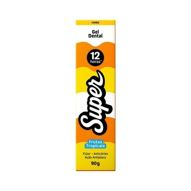 Gel Dental Cimed Super Frutas Tropicais e Menta 90g