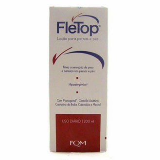 Loção Para Pernas e Pés Fletop Com 200ml - Drogaria Poupa Centro