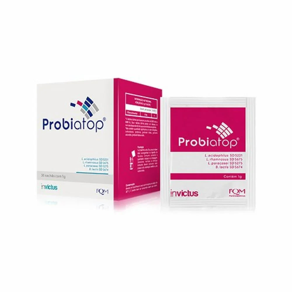Suplemento Probiótico Probiatop - 30 Sachês com 1g