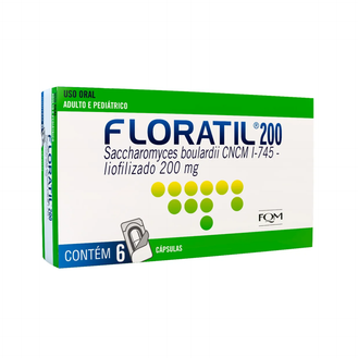 Floratil 200 com 6 cápsulas