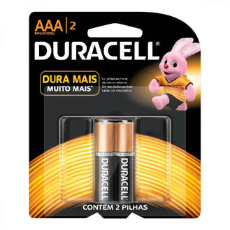 Pilha Duracell AAA Palito Com 2 Unidades - Drogaria Poupa Centro