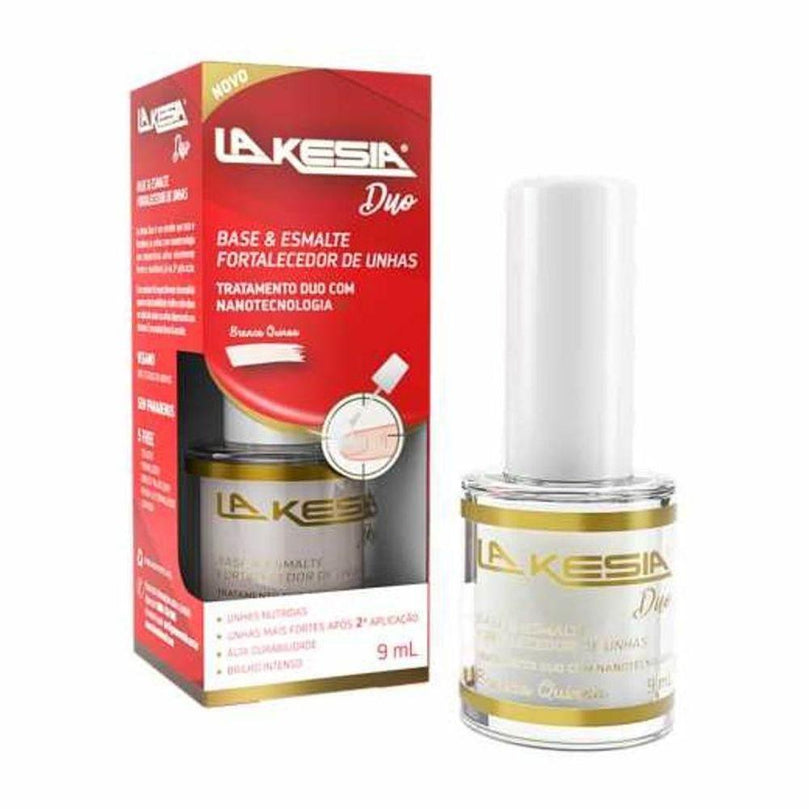 Base e Esmalte Fortalecedor de Unhas LaKesia Duo 9ml - Drogaria Poupa Centro