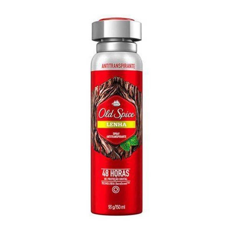Desodorante Spray Antitranspirante Old Spice Lenha 93g - Drogaria Poupa Centro