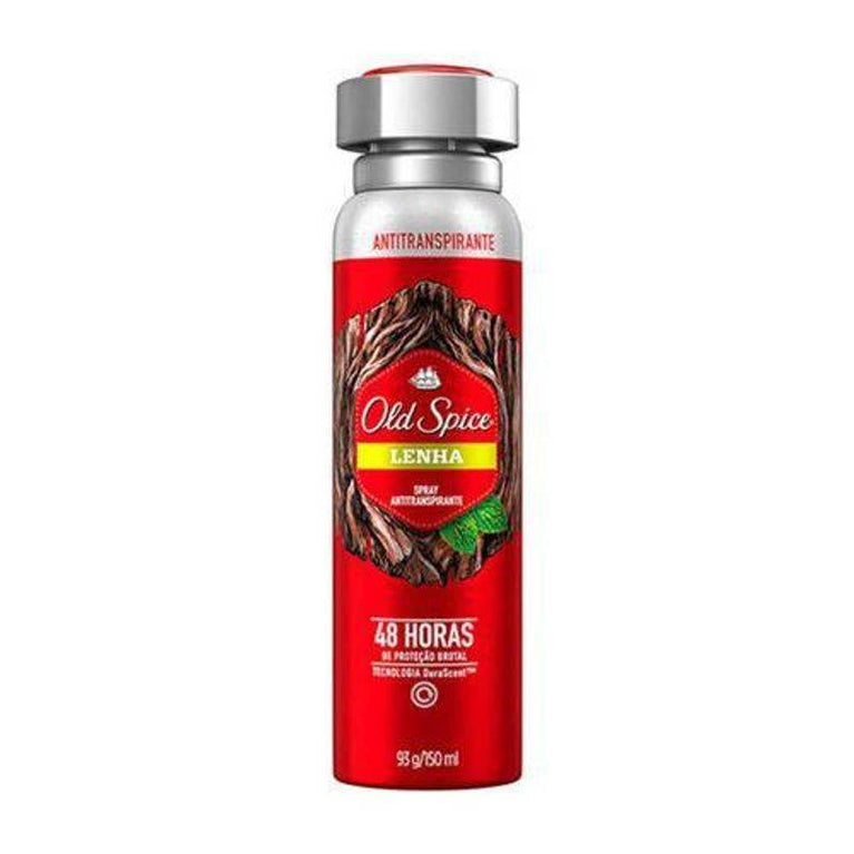Desodorante Spray Antitranspirante Old Spice Lenha 93g - Drogaria Poupa Centro