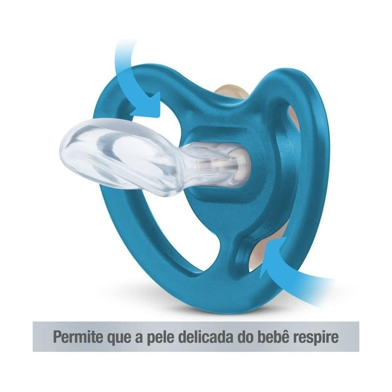 Chupeta Nuk Space Silicone Tam 1 Menino