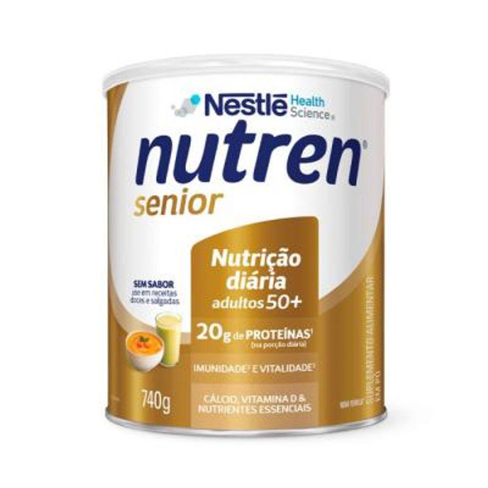 Suplemento Alimentar Nutren Senior 50+ Sem Sabor - 740G