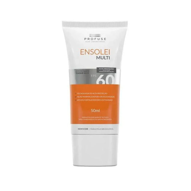 Ensolei Multi FPS 60 Sem Cor 50 ml Profuse - Drogaria Poupa Centro