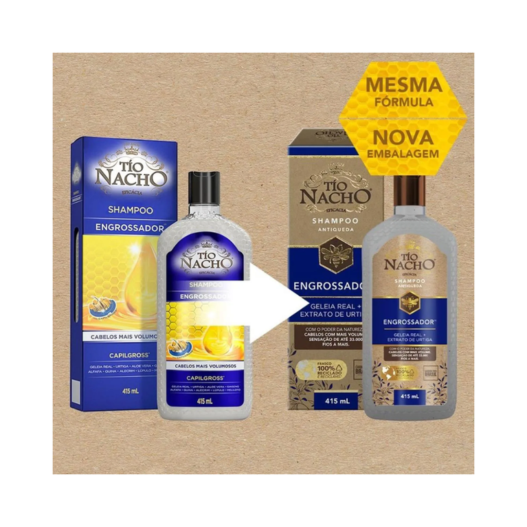 Condicionador Tio Nacho Antiqueda Engrossador -415ml