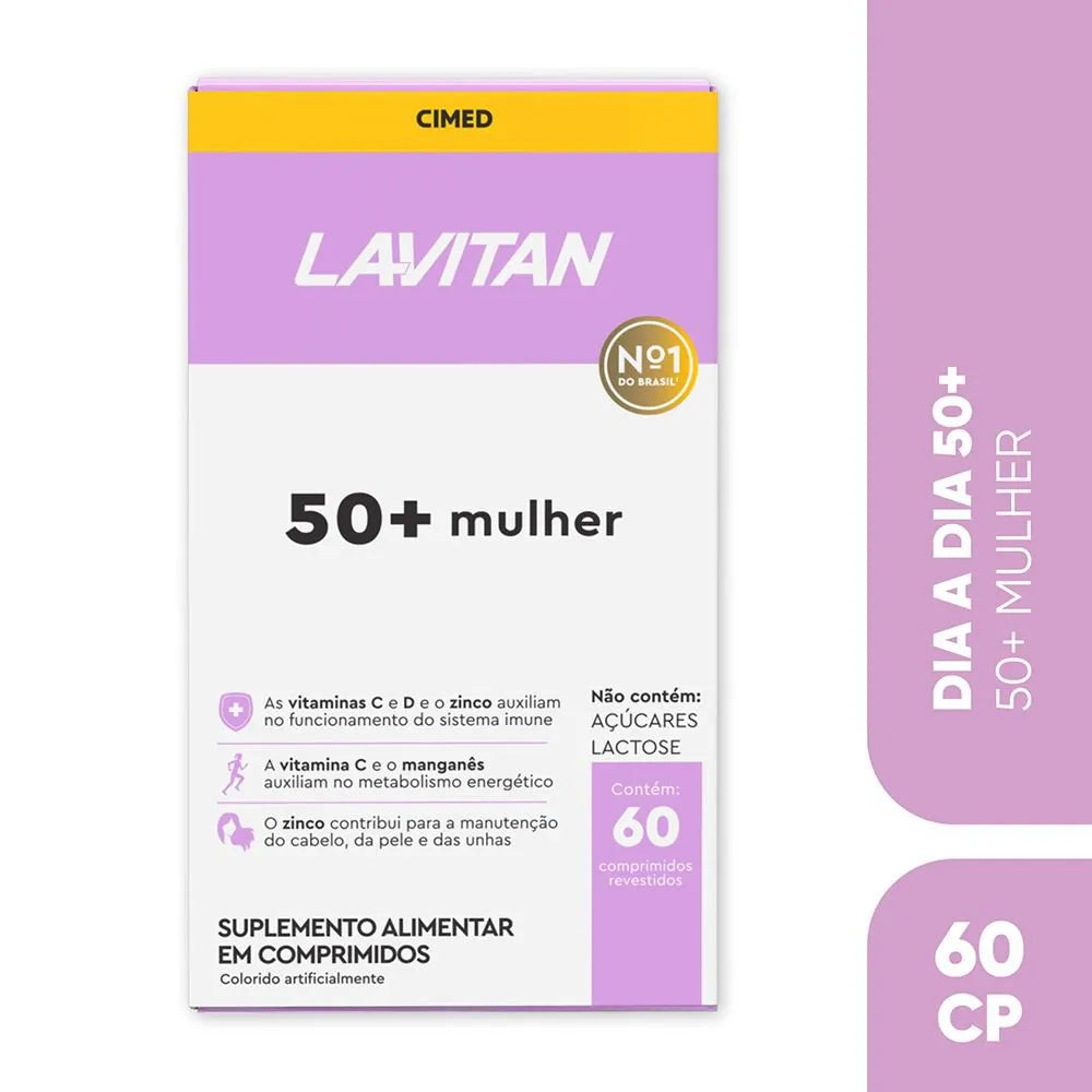Lavitan 50+ Mulher Com 60 Comprimidos