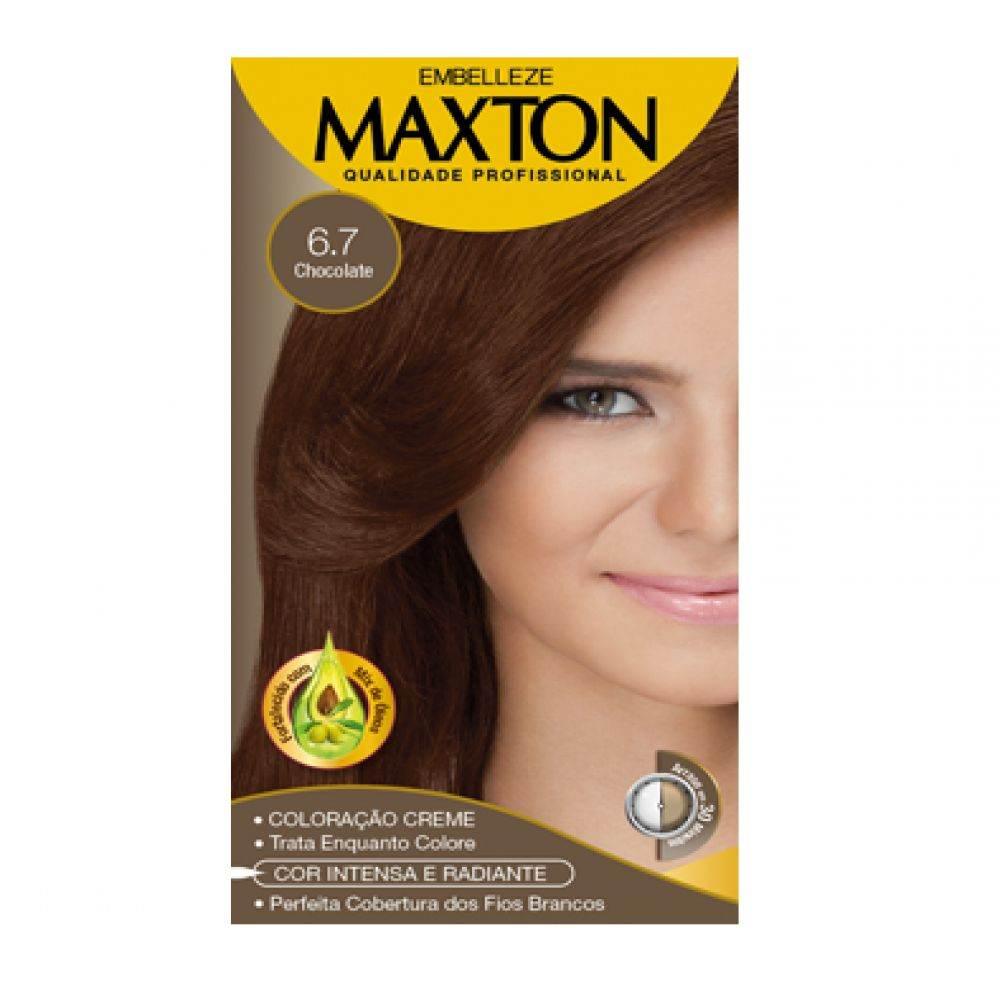 Tintura Maxton N 6.7 Chocolate - Drogaria Poupa Centro
