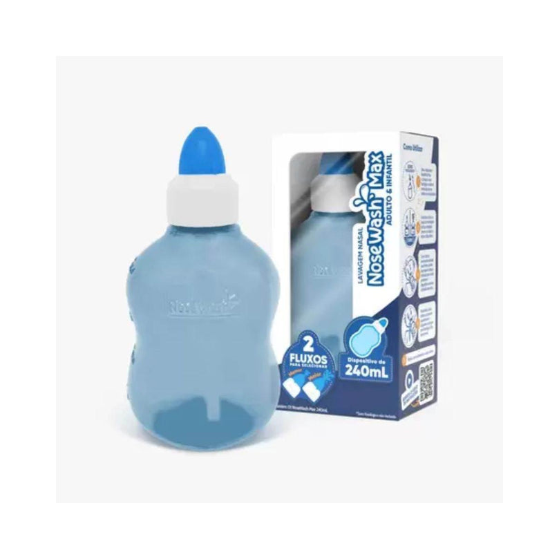 Dispositivo P/ Lavagem Nasal Nosewash Max Adulto/Infantil 24 - Drogaria Poupa Centro
