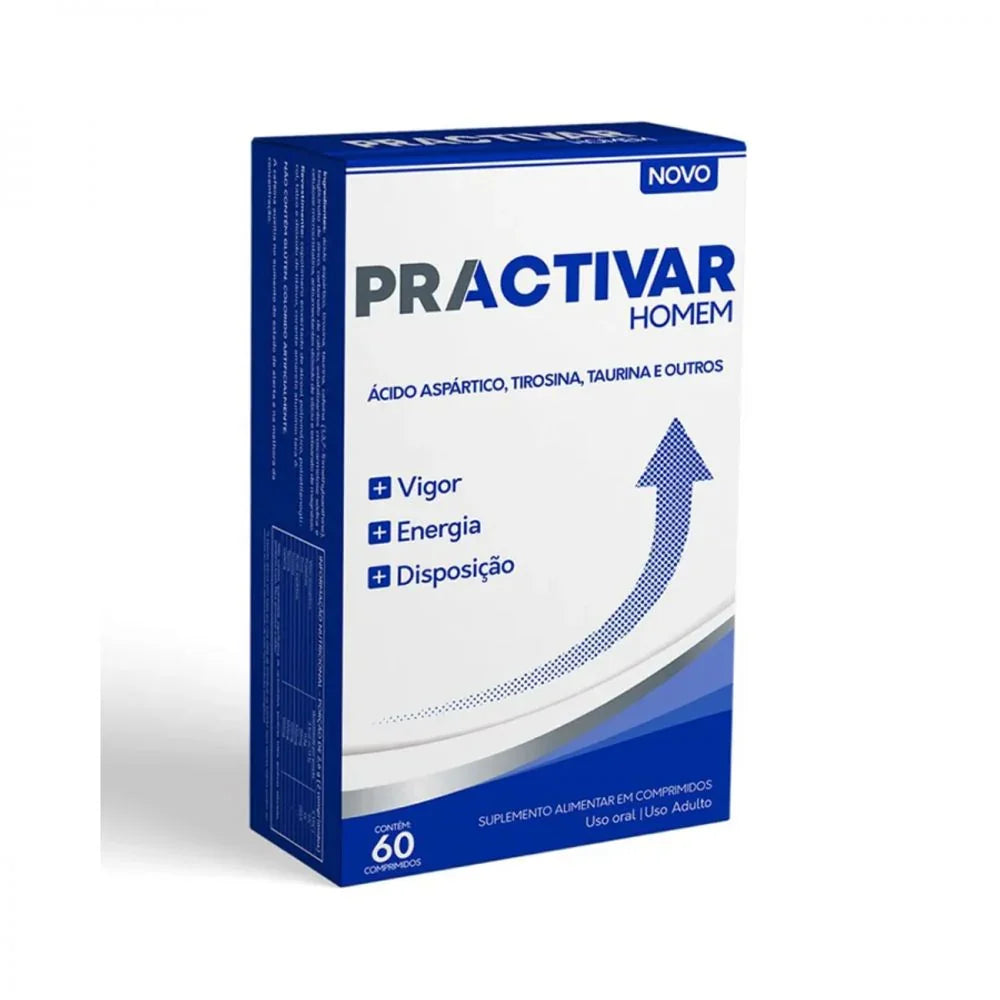 Practivar Homem - 60 Comprimidos