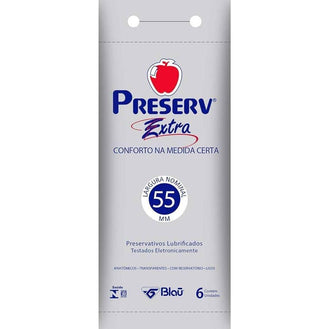 Preservativo Preserv Extra Com 6 Unidades - Drogaria Poupa Centro