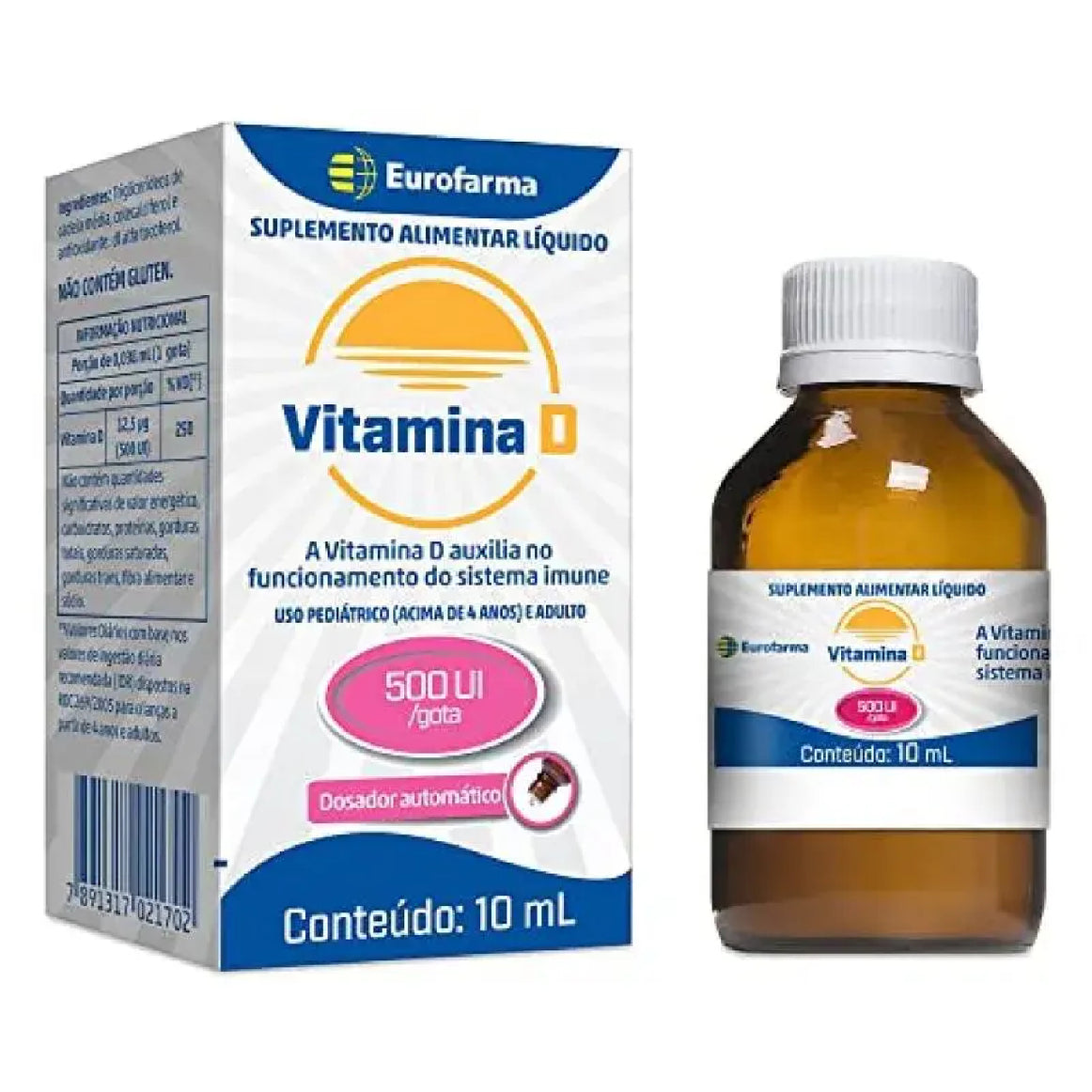 Vitamina D 500Ui Solucao 10Ml