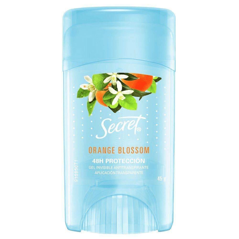 Desodorante Antitranspirante Secret Gel Orange Blosson 45g - Drogaria Poupa Centro