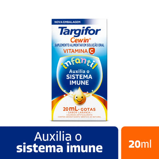 Vitamina C Targifor TeProtege! Imunidade Laranja 200mg/ml Gotas 20ml