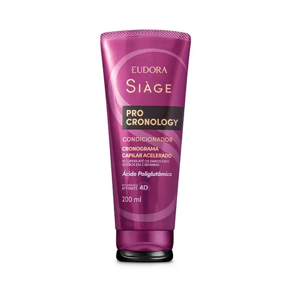 Condicionador Eudora Siage Condicionador Pro Cronology - 200ml - Drogaria Poupa Centro
