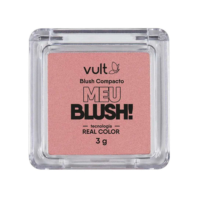 Blush Compacto Vult Meu Blush 3g - Rosa Perolado