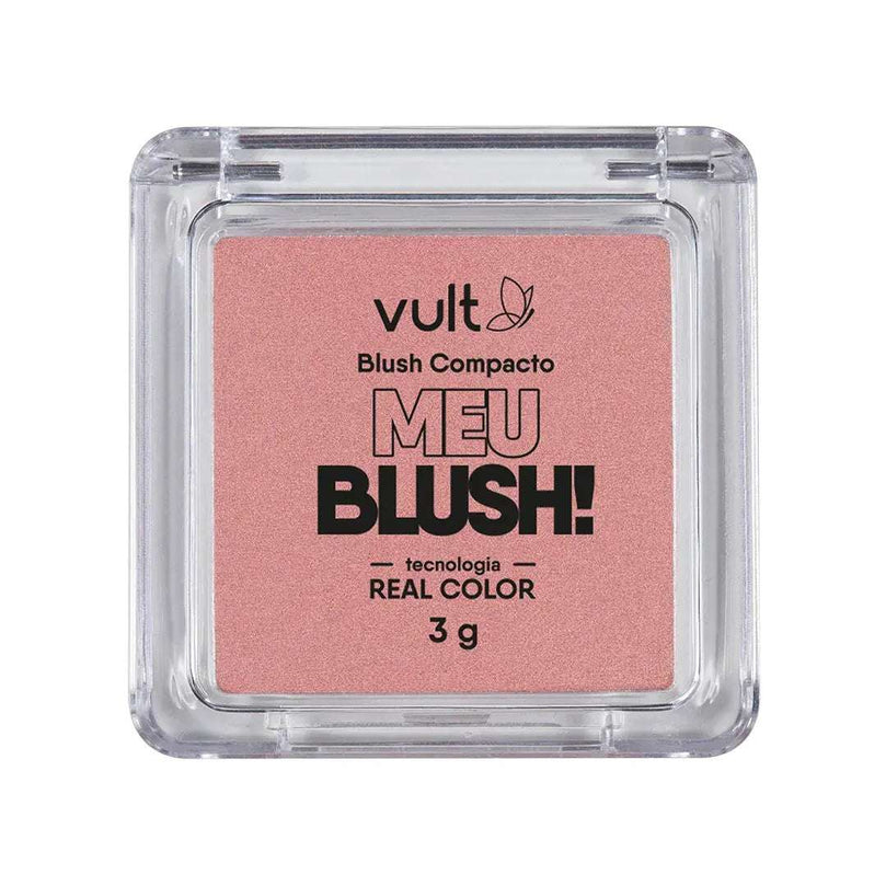 Blush Compacto Vult Meu Blush 3g - Rosa Perolado