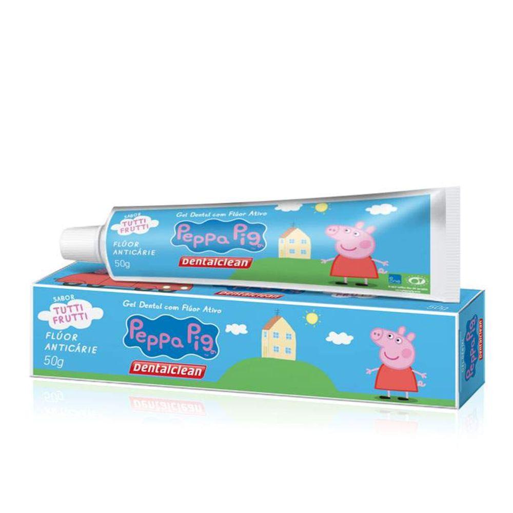Creme Dental Peppa Pig Dentalclean 50g - Drogaria Poupa Centro