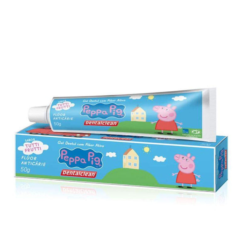 Creme Dental Peppa Pig Dentalclean 50g - Drogaria Poupa Centro