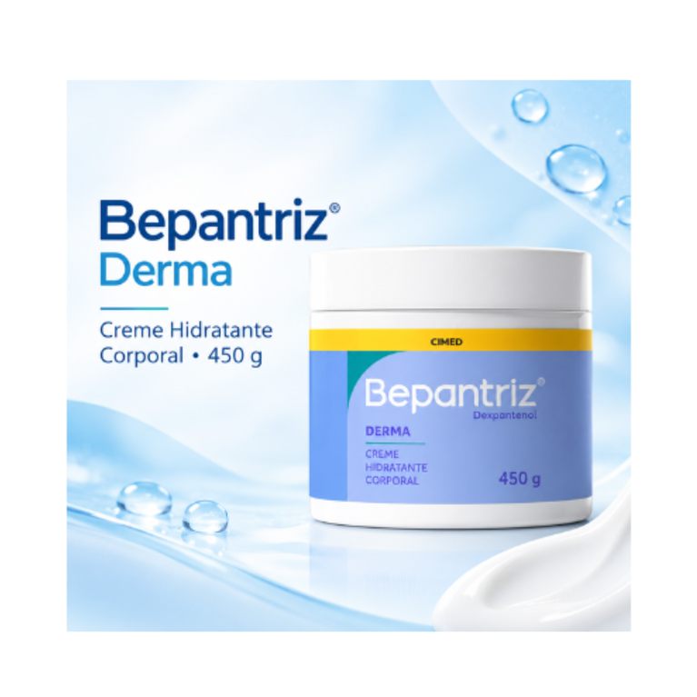 Creme Hidratante Corporal Bepantriz Derma 450g