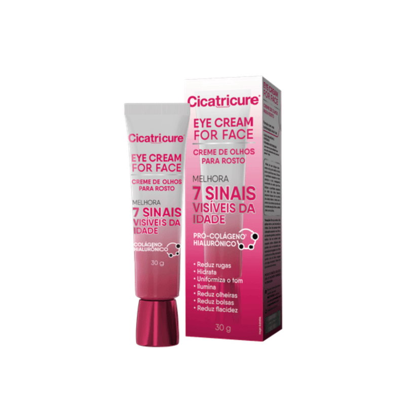 Creme para Olhos Cicatricure Eye Cream For Face Antissinais 30G - Drogaria Poupa Centro