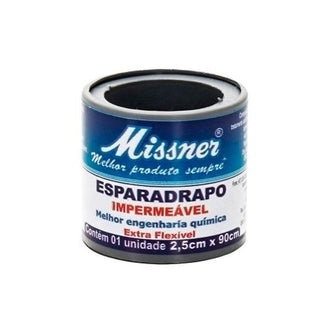 ESPARADRAPO IMPERMEáVEL BRANCO 2,5CM X 90CM - MISSNER