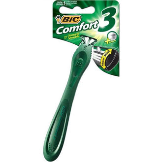 Aparelho Barba Bic Comfort 3 Pele Sencivel C/1 Verde - Drogaria Poupa Centro