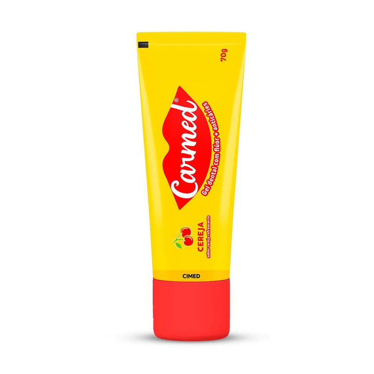 Gel Dental Carmed Cereja com Flúor 70g