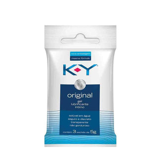 Gel Lubrificante Íntimo K-Y Original com 3 Unidades 5g - Drogaria Poupa Centro