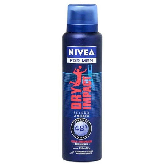 Desodorante Masculino Nivea For Men Dry Impact 150mL - Drogaria Poupa Centro