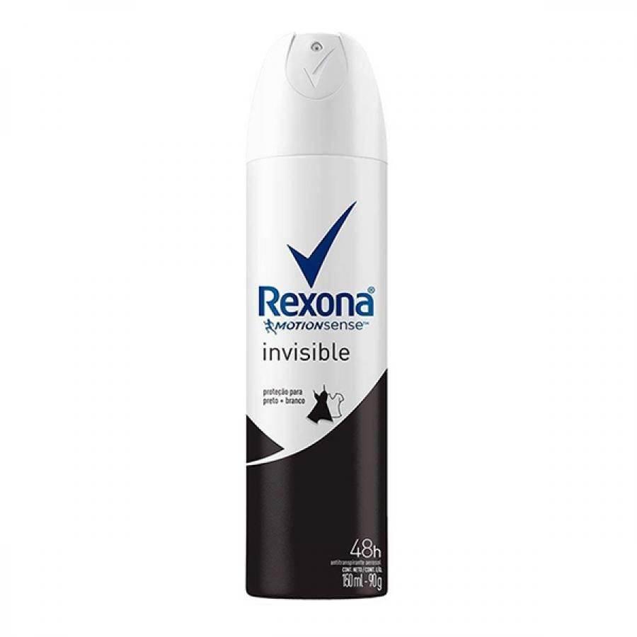 Desodorante Rexona Invisible Feminino Aerosol 150Ml - Drogaria Poupa Centro