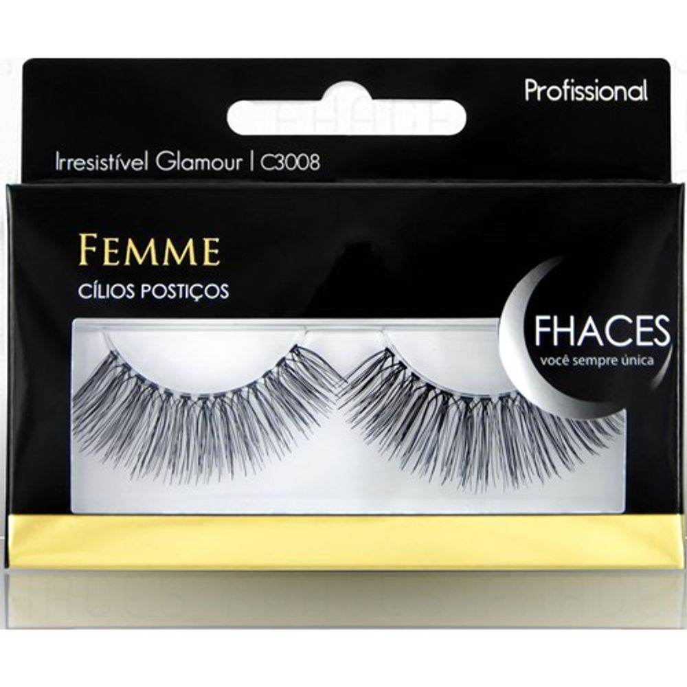 Cílios Postiços Femme Irresistível Glamour C3008 - Drogaria Poupa Centro